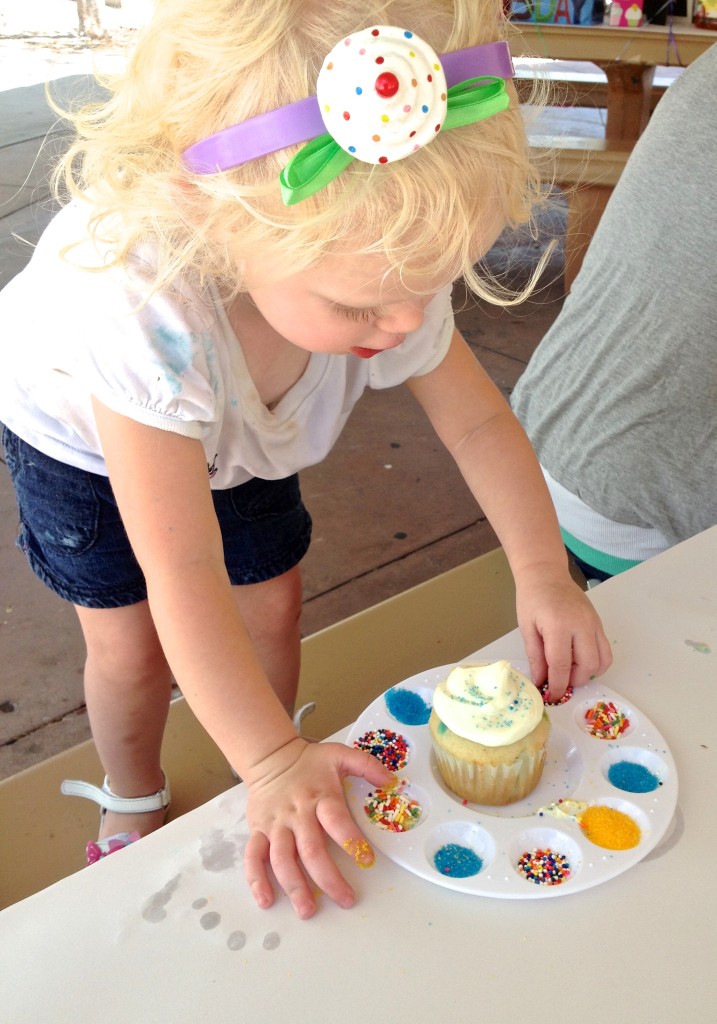 Art Party, Kids Art Party, Kids cupcake party, birthday cupcakes, Art themed cupcakes, San Diego birthday parties, toddler birthday party ideas